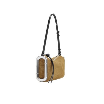 THE SCENE SMALL SHOULDER BAG IN SUEDE